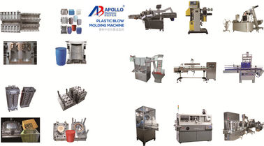 HDPE Plastic Blow Moulding Machine 10L Lubricant Oil Bottle 0.3mpa Cooling Water Pressure